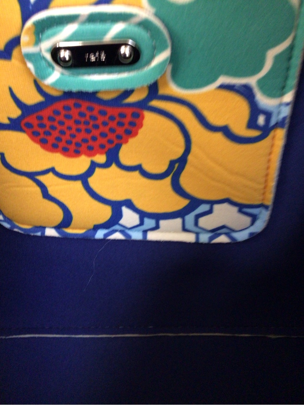 Rafe Blue Patterned Tote Bag with Tassel - Picture 14 of 14